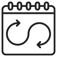 Flexible Scheduling Icon Flexible Scheduling Icon